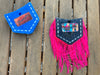 Cowboy Jean Pocket Western Flare Car Freshies: Leather & Spice / With Fringe