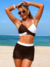 Bikini Set with Skirt Sporty Swimwear
