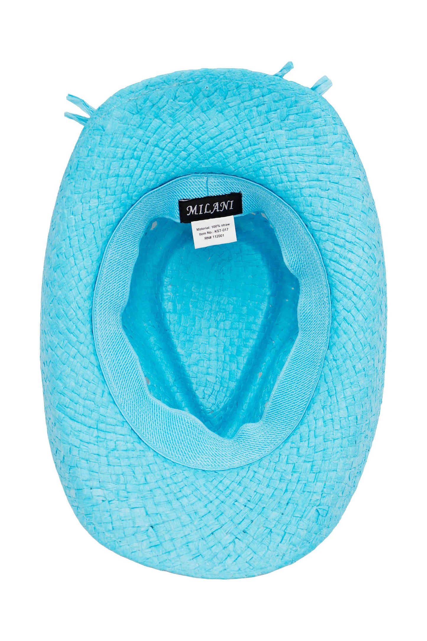 Kids Monochrome Straw Cowboy Hat