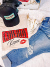 Cowboy Kisses Graphic Tee: Cream/Natural