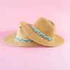 Beaded Braid sun Hat: