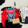 Cowboys Red Fringe Koozie