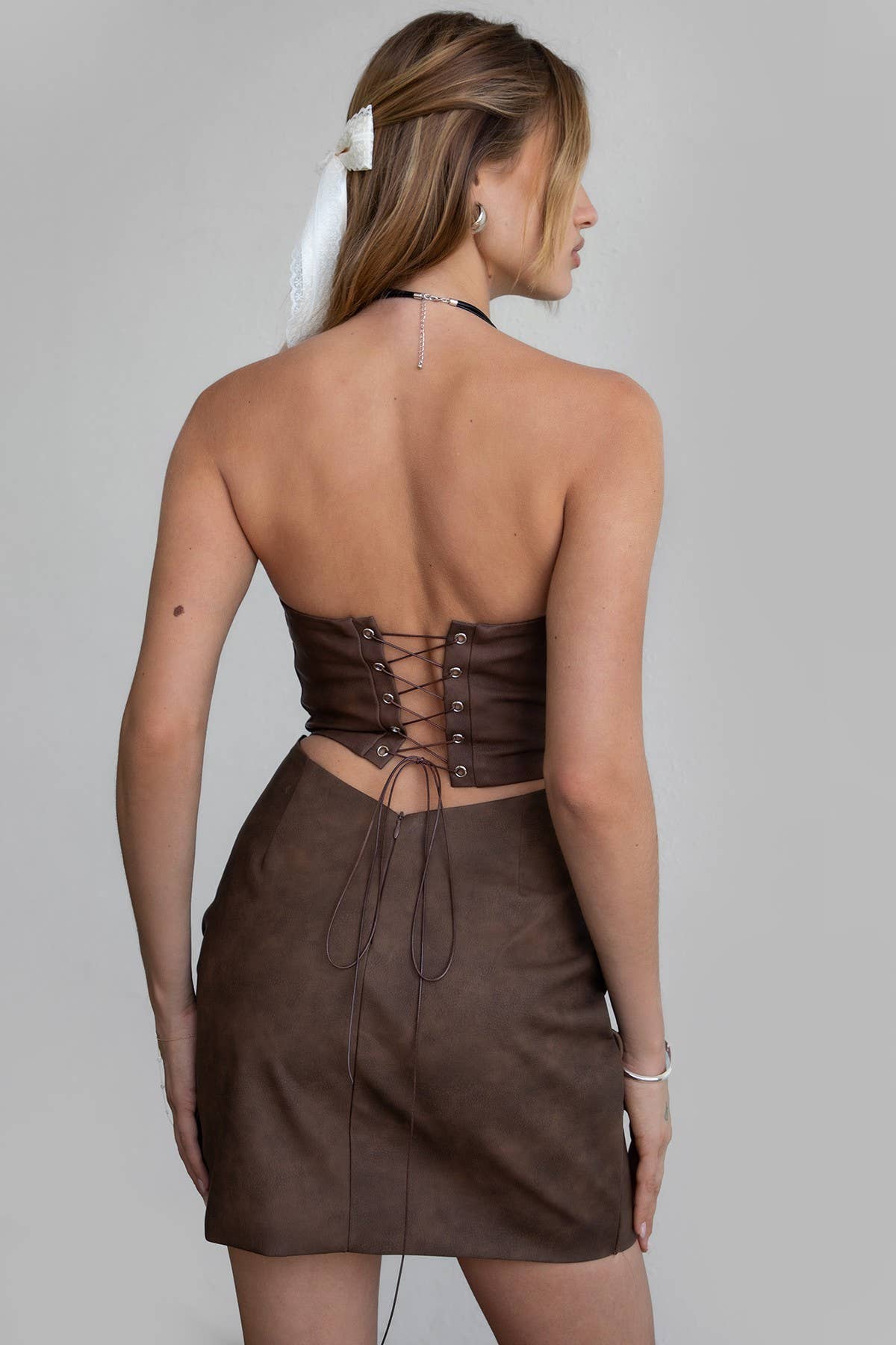 ARIZONA Western Strapless Mini Dress