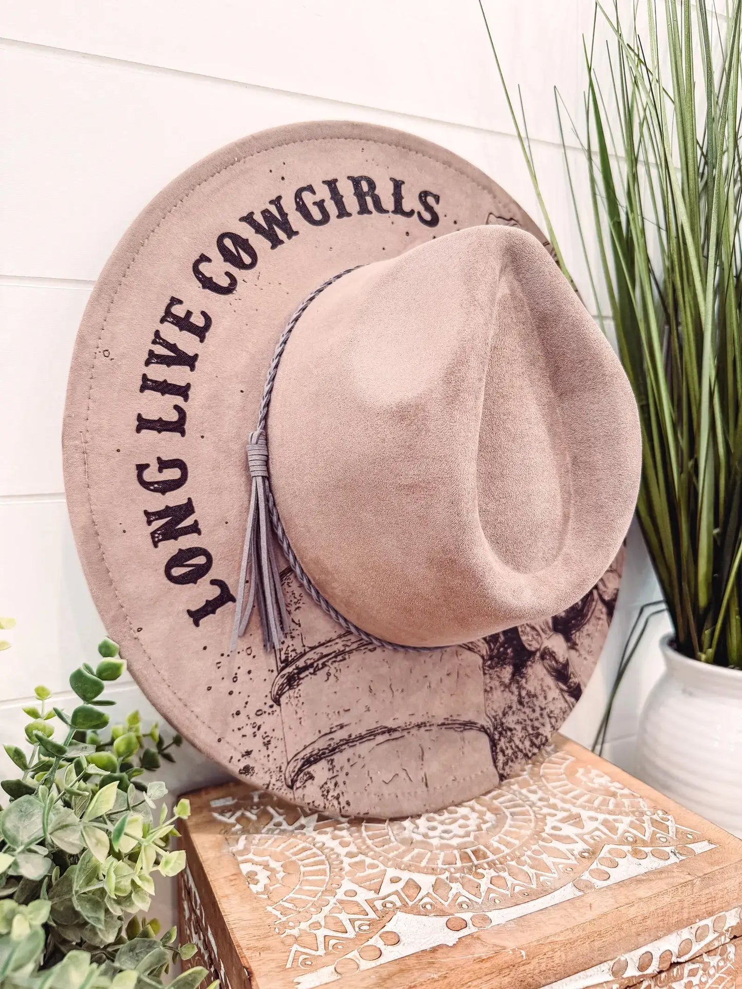 Engraved Barrel Racing Hat: Teal
