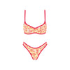 Seaside Picnic Bikini Set: ORGPNK