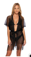 L666L99 P/O/QUEEN SHORT CAFT- BLACK