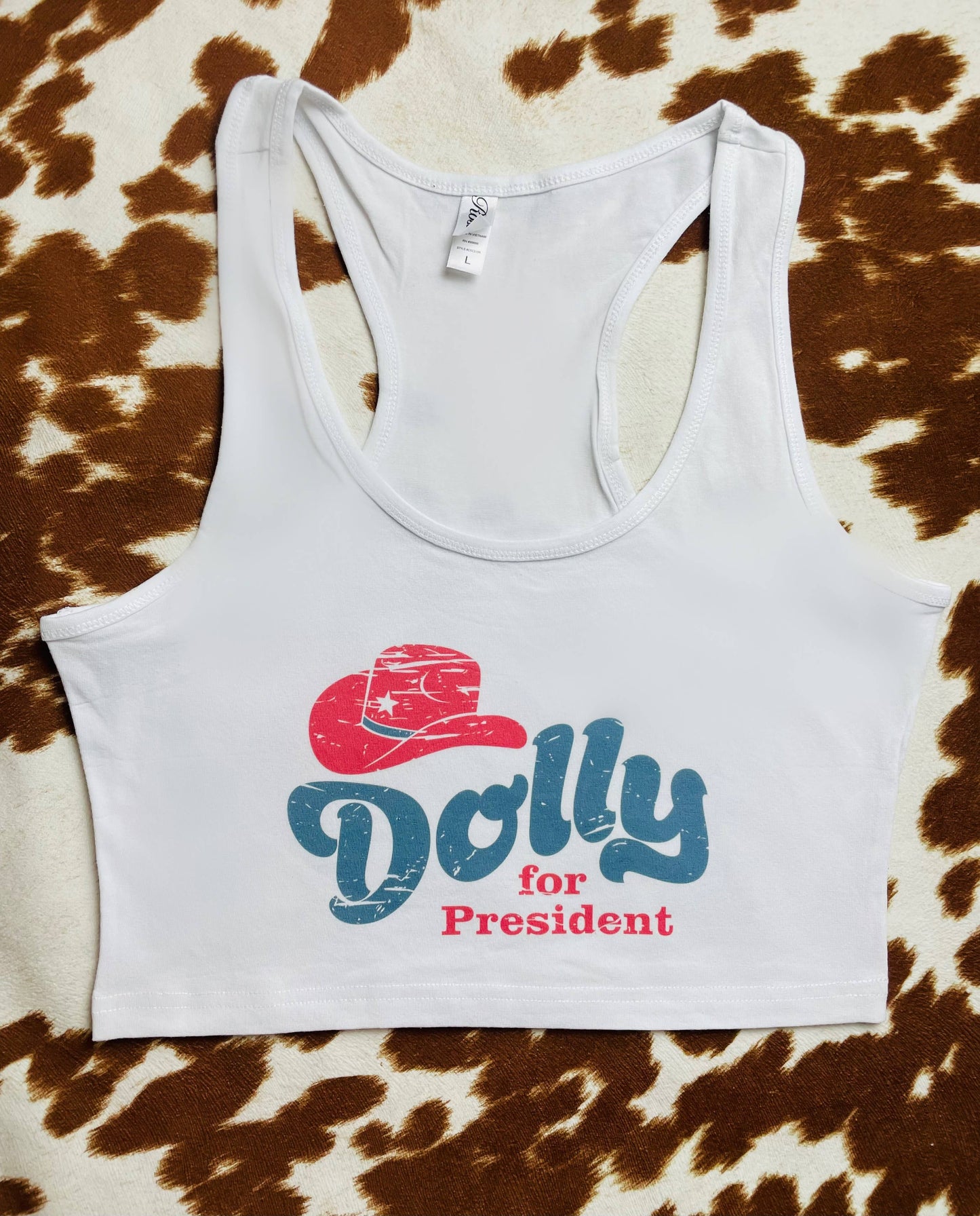 D for President Crop Tank: M