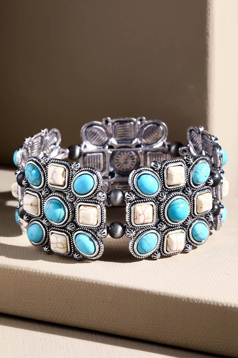 Bohemian Semi Stone Bracelet:
