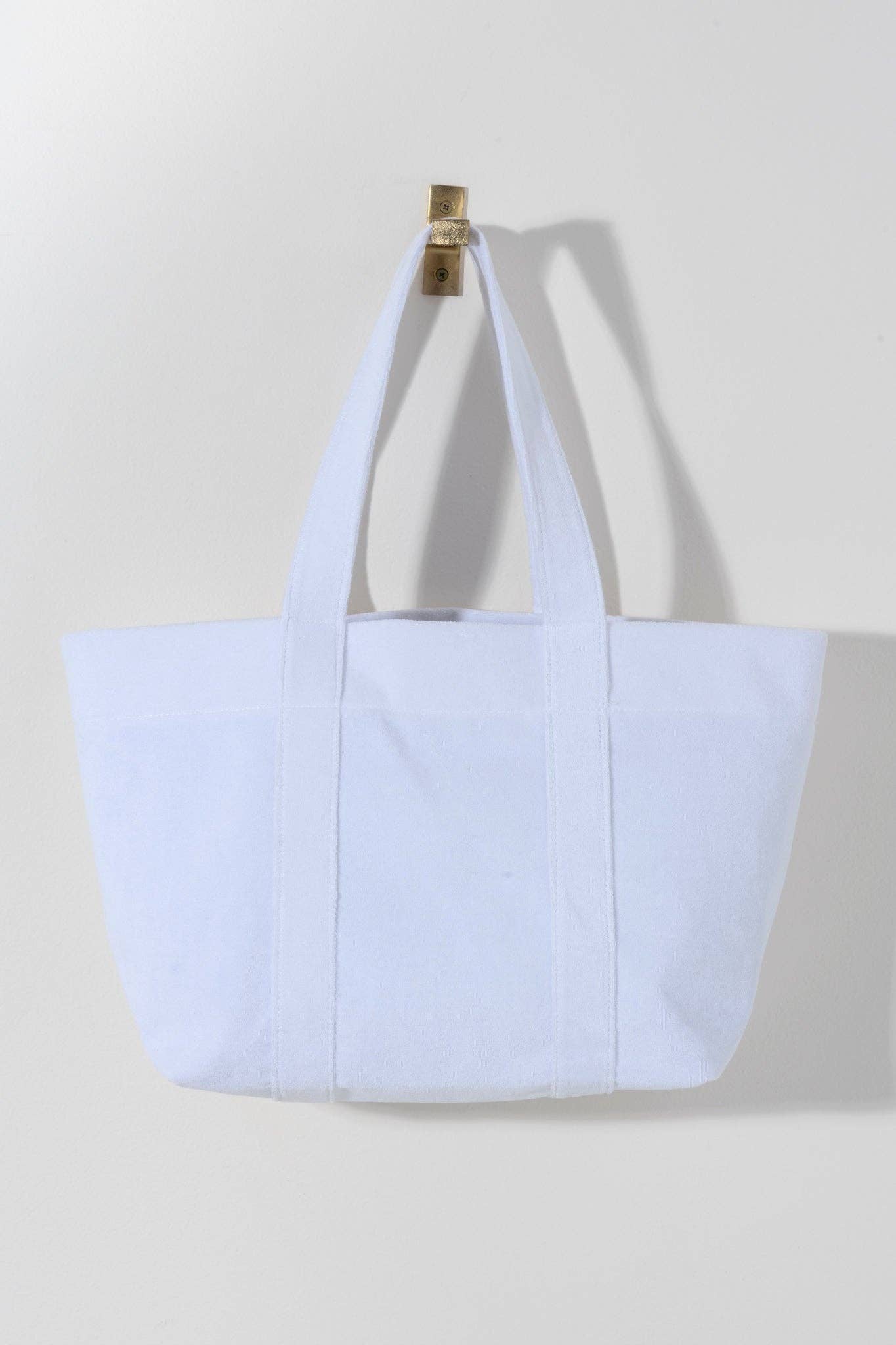 SOL "BRIDE" TOTE, WHITE