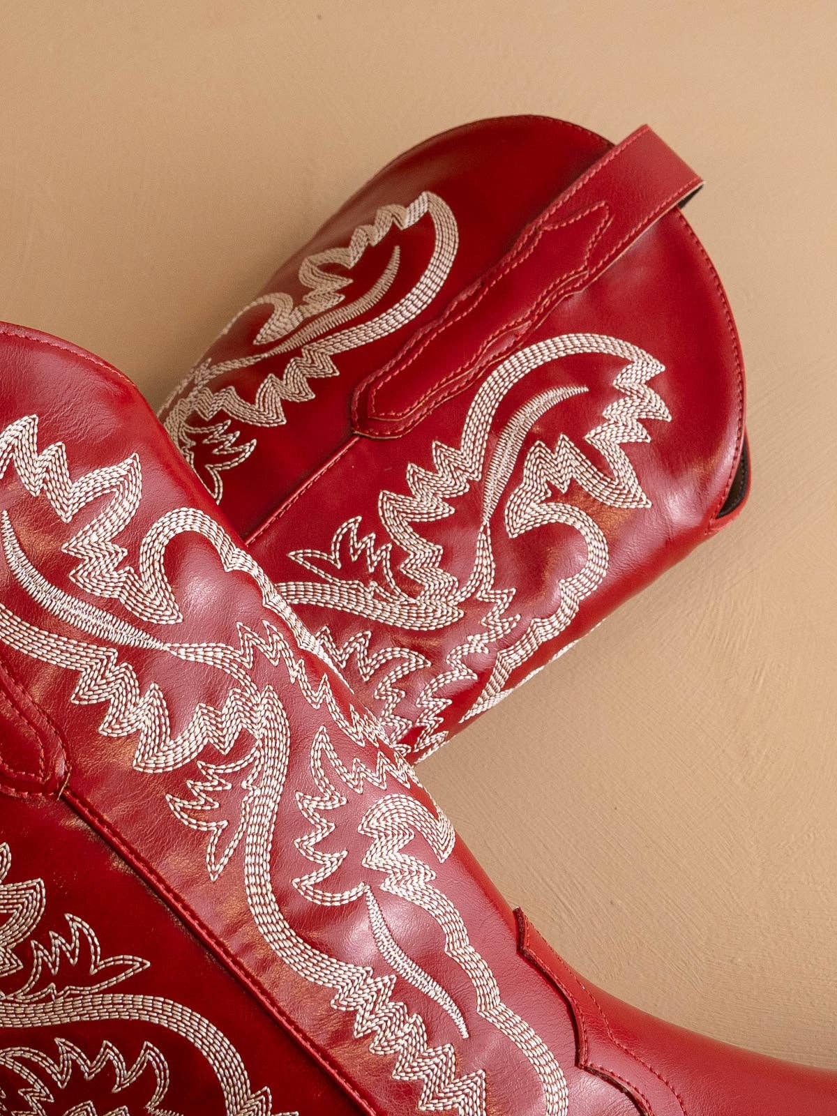 The Amaya | Cherry Classic Western Boot: CHERRY RED