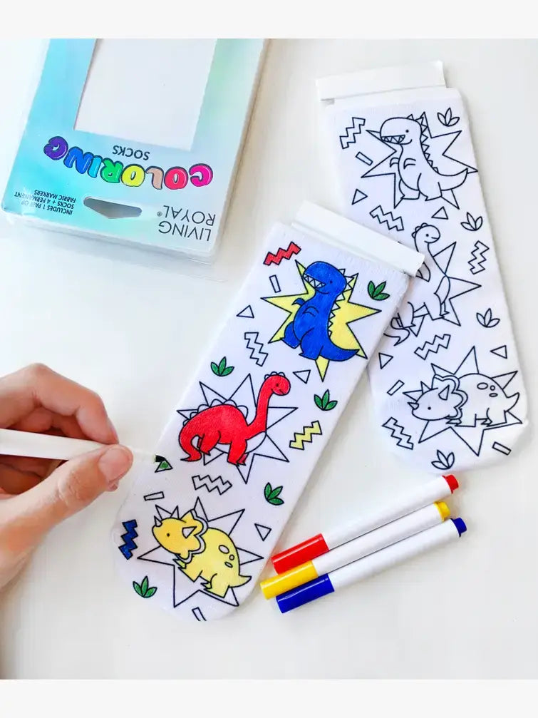 Ankle Socks - DIY Coloring Kit - Mermaid Queen
