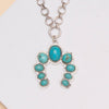 Western Squash Blossom Pendant Necklace