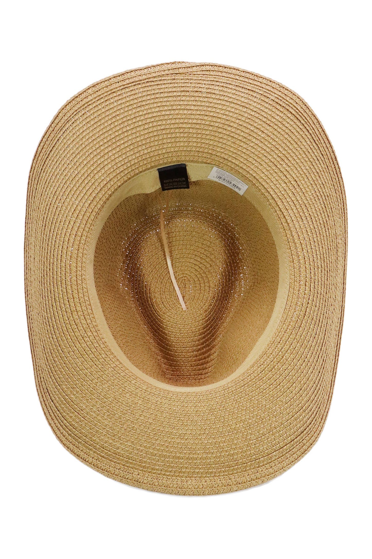 Blue Starfish Straw Coastal Cowgirl Hat: TAN / ONE SIZE