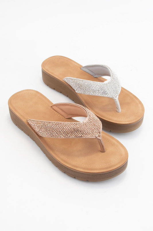 RHINESTONE SHIMMER SANDAL