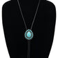 Western Bolo tie Necklace: TURQUOISE