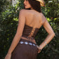 Embroidered Western Low Rise Mini Skirt