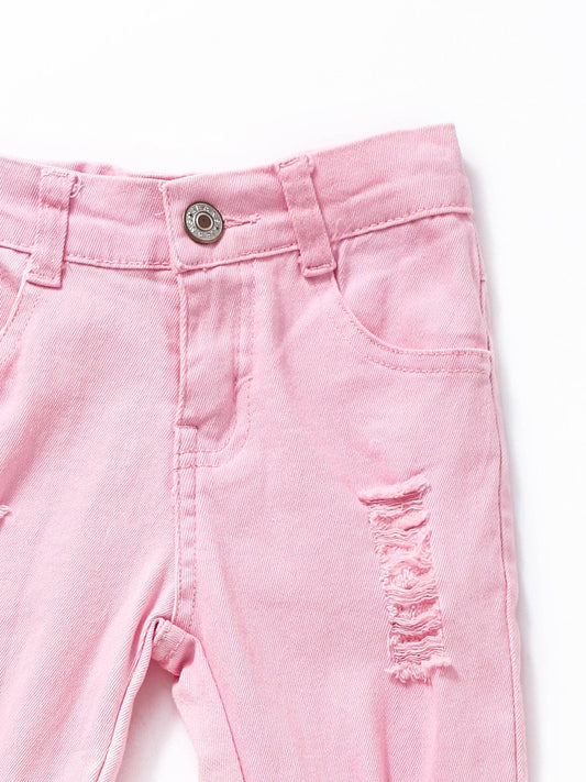 Pink bell bottom Jeans