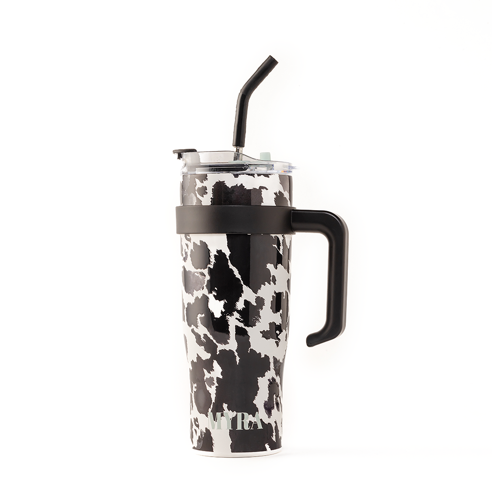 Wyoming Tumbler In Black and White: WITH TOOLING