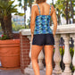 Floral Print Tankini with Boyshorts