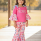 Howdy bell sleeve top and bell bottoms. OFG53462