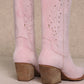 OLIVIA: Light Blue Cowgirl Boot