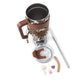 Wide Wyoming Tumbler In Brown and White: WITH TOOLING
