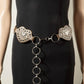 Heart Concho Ring Chain Belt