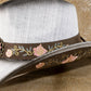 Straw Flower Embroidered Cowboy Hat: IV