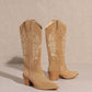 FLORA: TAUPE COWGIRL BOOT