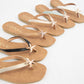 MISTY GOLDEN STARFISH DECOR THONG STRAP SANDAL
