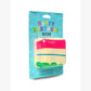 3D Packaged Crew Socks - Cake - "It's My Birthday" - Cream