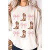 COWBOY BOOTS AND RIBBONS  Sweatshirt