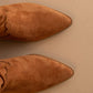 The Kit | Caramel Slouchy Western Bootie: CARAMEL
