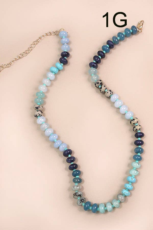 GLASS BEAD NECKLACE