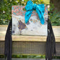 Upcycled LV Cowhide Leather Crossbody Clutch Bag Western