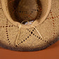 Cowrie Shell Straw Cowboy Hat