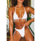 Pearl Drop Bikini Set: White