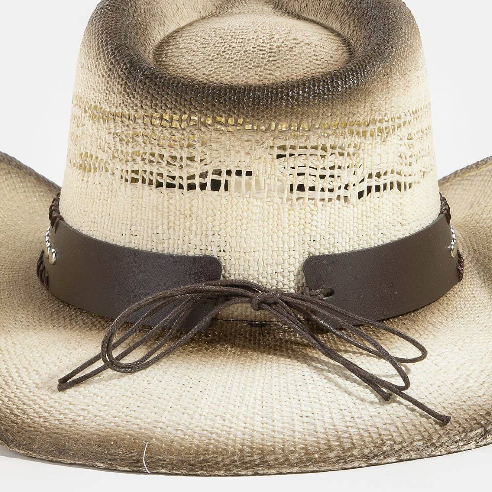 Long Horn Straw Cowboy Hat