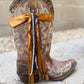 BOOT BOW CHARMS: LONG SATIN BOWS