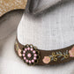 Straw Flower Embroidered Cowboy Hat: IV