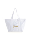 SOL "BRIDE" TOTE, WHITE