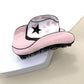 WESTERN COWGIRL BOOT HAIR CLAW CLIPS 40H569