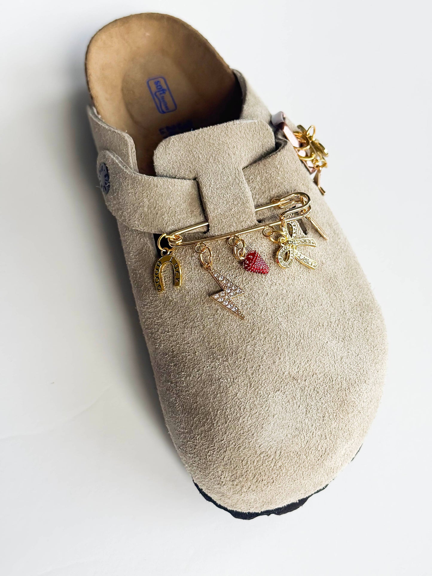 Golden Boot to Birks Charm Pins – Multi-Use Shoe Accessory: The Lucky Rider Charm Pin