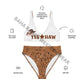 Yeehaw Tooled Leather Print Bikini