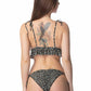 724522-FLORAL RUFFLED TRIM BIKINI SET
