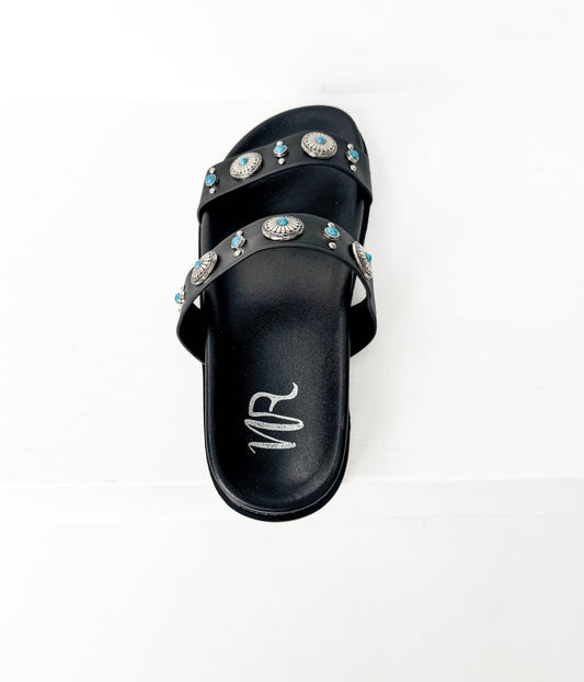 Briallen Western Sandal: Black