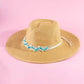Beaded Braid sun Hat:
