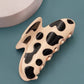 JUMBO CELLULOSE ANIMAL PRINT HAIR CLAW CLIPS | 40H675