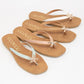 MISTY GOLDEN STARFISH DECOR THONG STRAP SANDAL