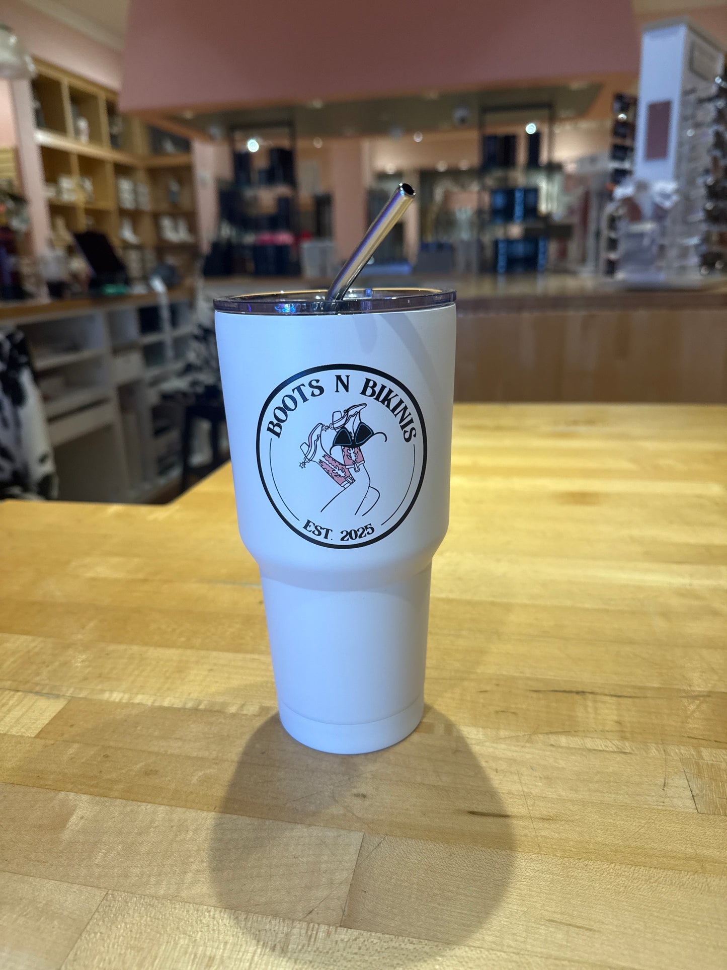 Boots N bikini Tumbler